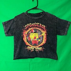 Graphic T-Shirt Crop Top Size XS